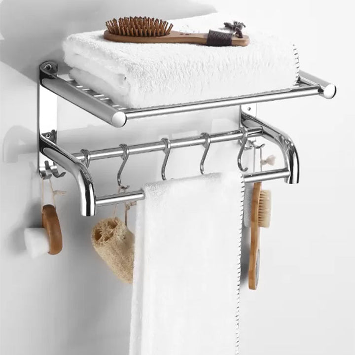 BowLift | Modern Bathroom Accessory Set Stainless Steel Bathroom Shelf Bathroom Set