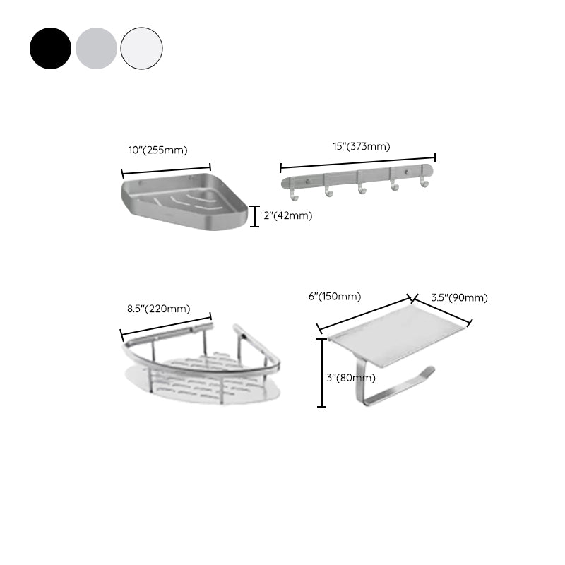 BowLift | Modern Bathroom Accessory Set Paper Holder Bathroom Shelf Bathroom Hardware Set
