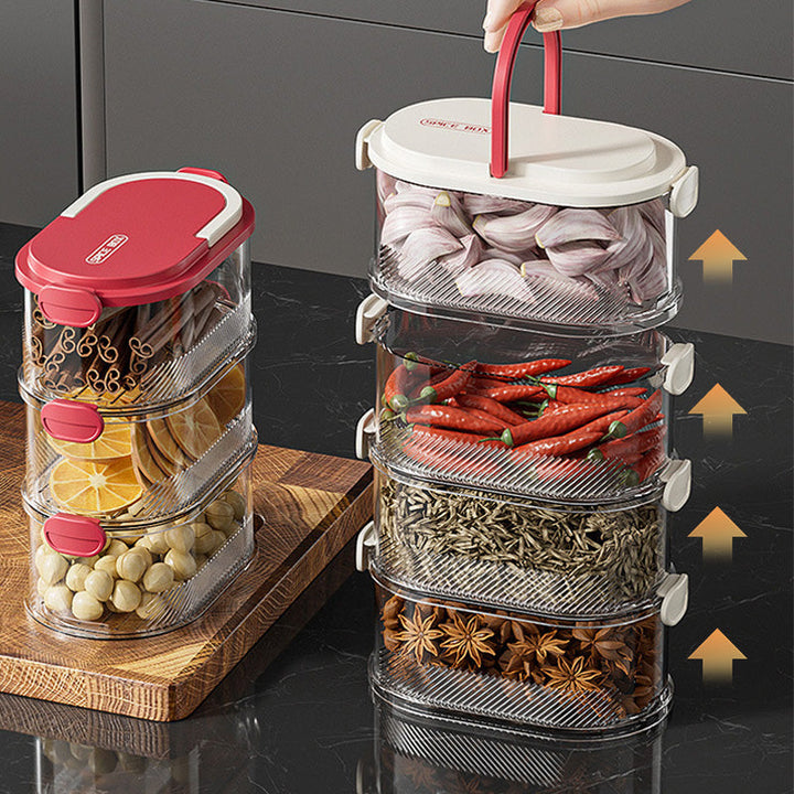 AromaNest — No more chaos, spice-fresh order at the press of a button | Bowlift