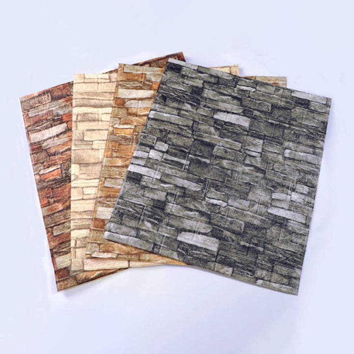 BowLift | Industrial Wall Panel 3D Brick Bathroom Living Room Wall Panels Set of 10