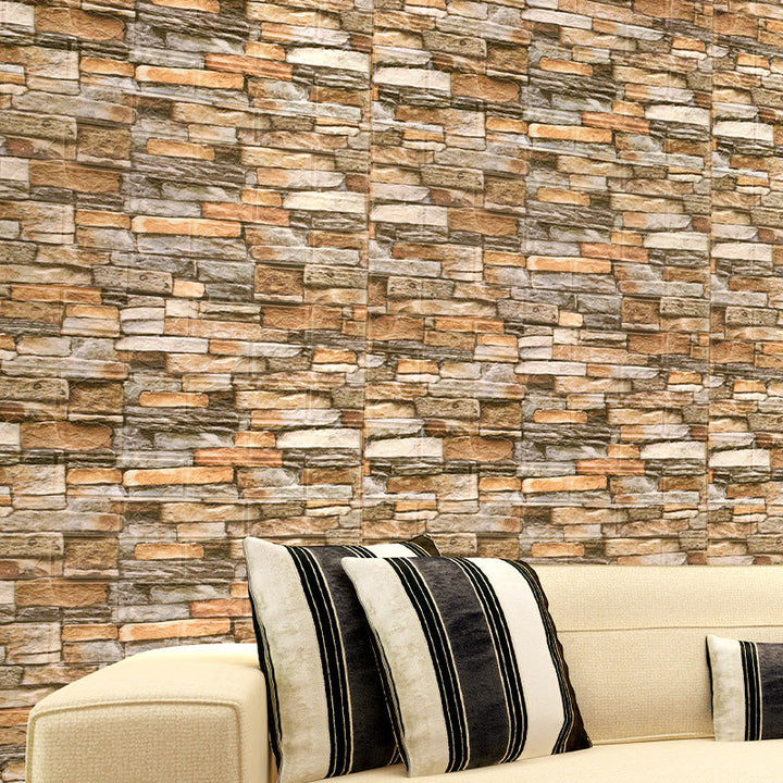 BowLift | Industrial Wall Panel 3D Brick Bathroom Living Room Wall Panels Set of 10