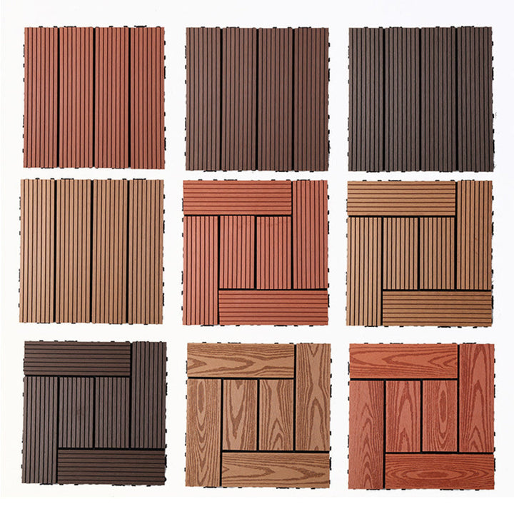 BowLift | Rectangular constructed tiles water-resistant parquet flooring for balcony