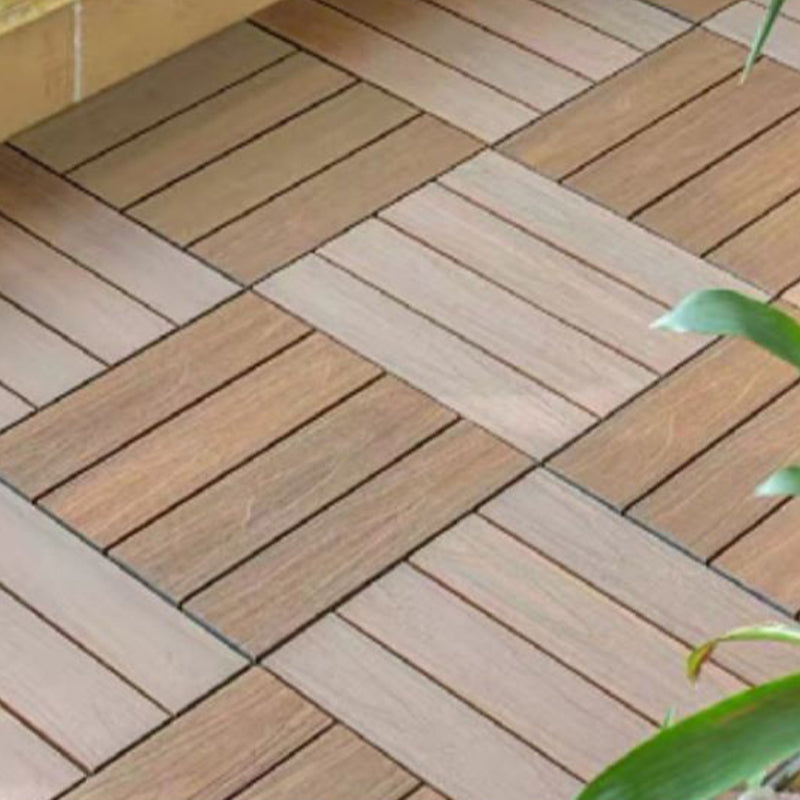 BowLift | Square Engineer Wooden Floor Water Repellent Smooth Tile for Patio Garden