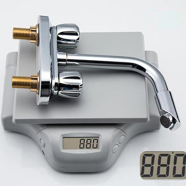 BowLift | Modern Style Bathroom Faucet Dual Handle Faucet Swivel Spout Faucet