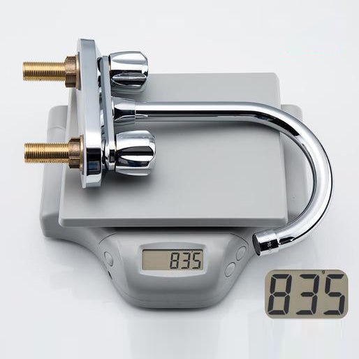 BowLift | Modern Style Bathroom Faucet Dual Handle Faucet Swivel Spout Faucet