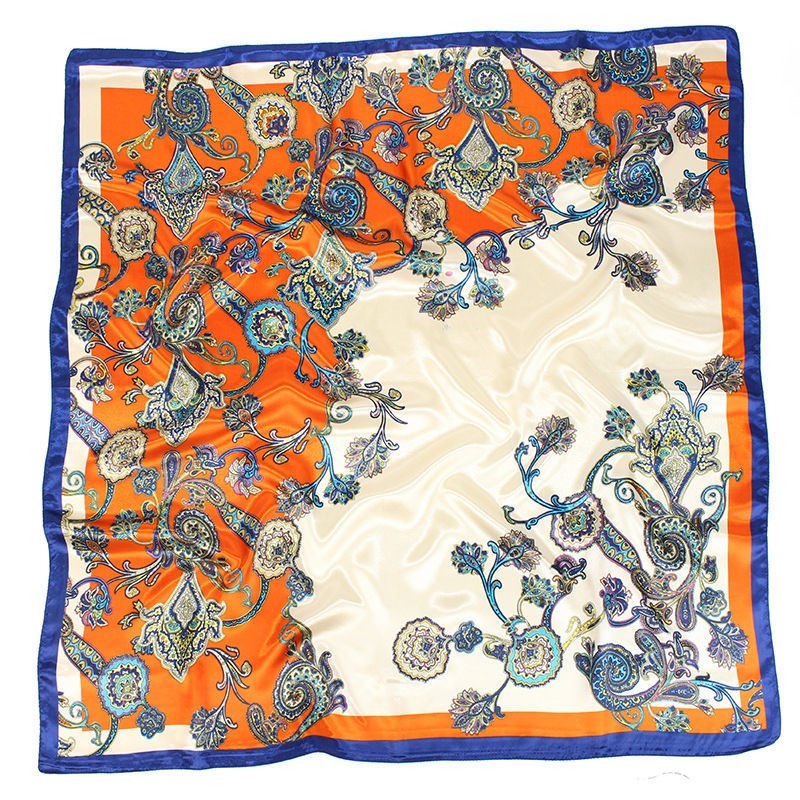 BowLift | Large square scarf Simulation silk scarf All-match scarf Scarf