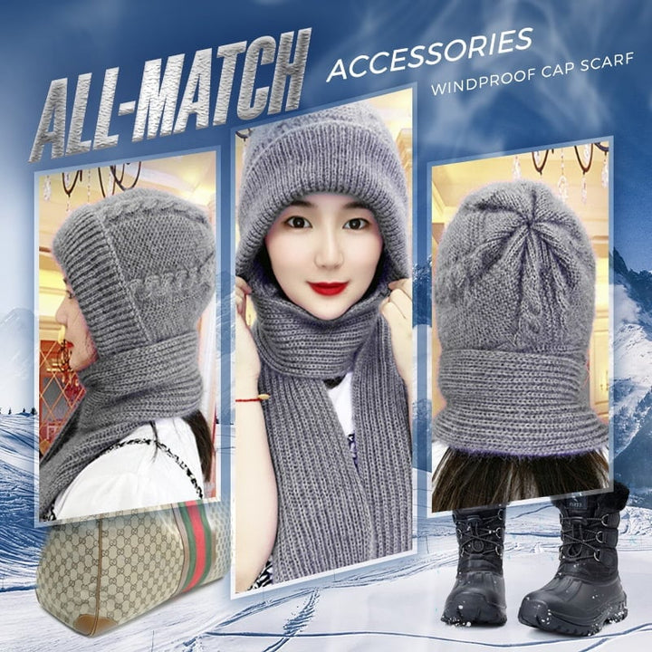 BowLift | Integrated Ear Protection Windproof Cap Scarf