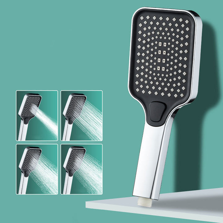BowLift | Rectangular Pressure Shower Head 4-Adjustable Water Flow Hand Shower