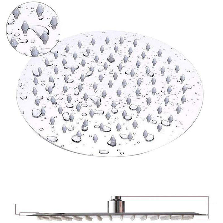 BowLift | Stainless Steel 8 Inch Shower Set 5 Sprays Handheld Showerhead Shower Arm