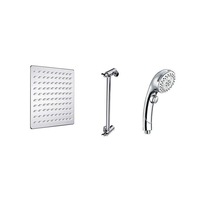 BowLift | Stainless Steel 8 Inch Shower Set 5 Sprays Handheld Showerhead Shower Arm