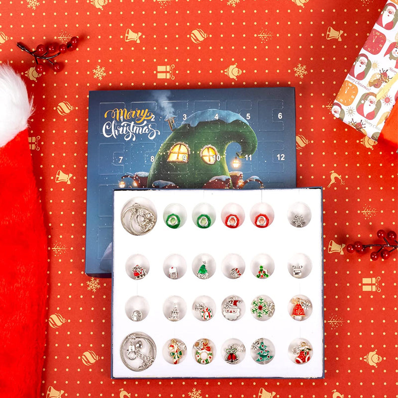 BowLift | DIY 24 Days Christmas Countdown Calendar Bracelets Set