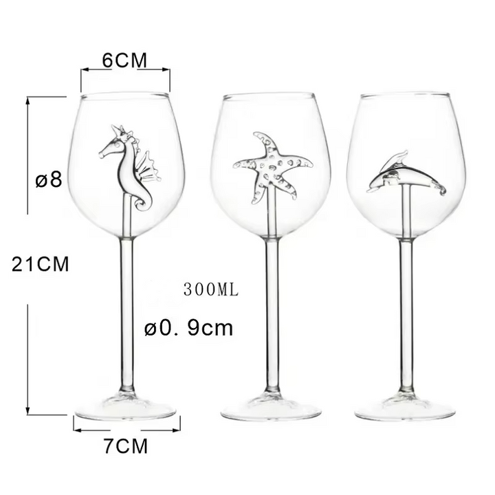 BowLift | Sea Animals Dolphin Seahorse Starfish Glasses