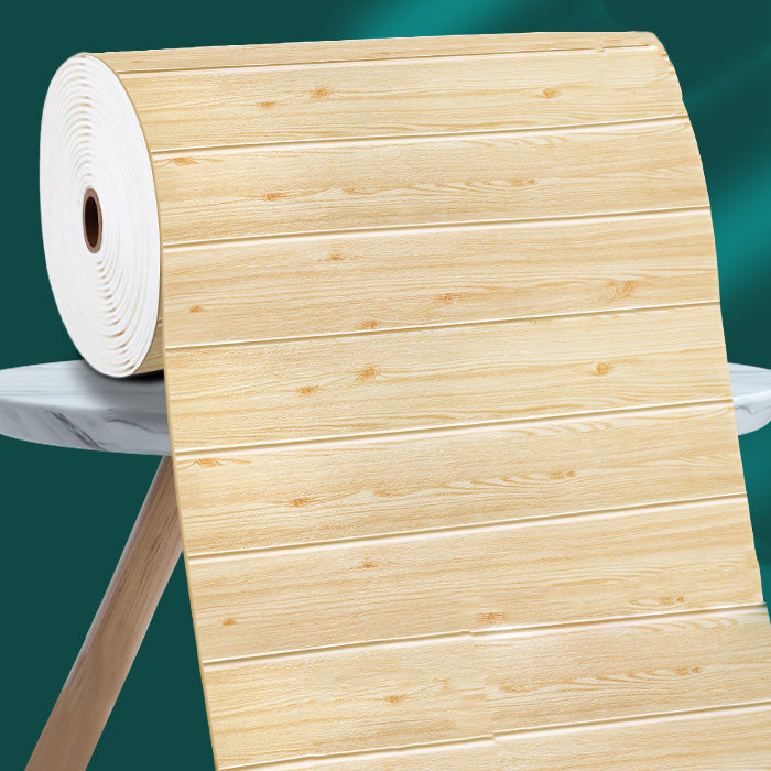 BowLift | Industrial Tin Backsplash Panel Smooth Wall Ceiling Wood Grain Design