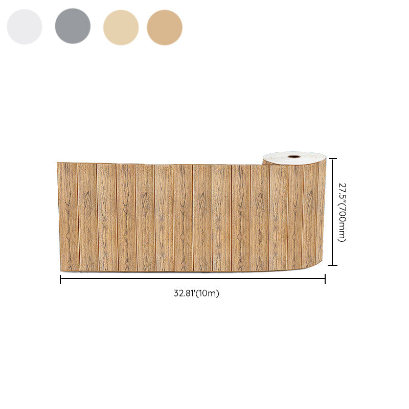 BowLift | Industrial Tin Backsplash Panel Smooth Wall Ceiling Wood Grain Design