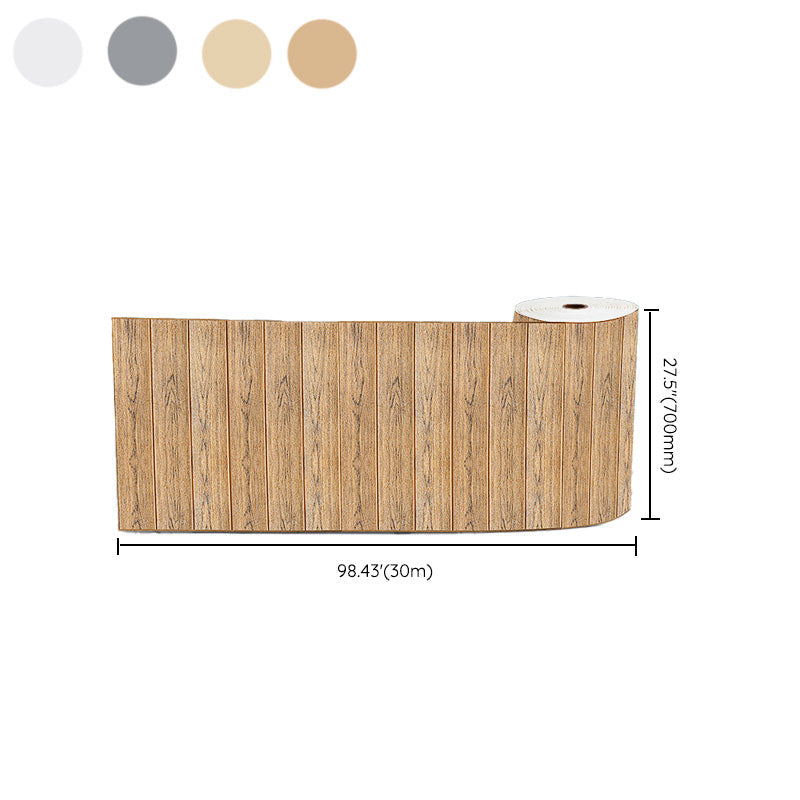 BowLift | Industrial Tin Backsplash Panel Smooth Wall Ceiling Wood Grain Design
