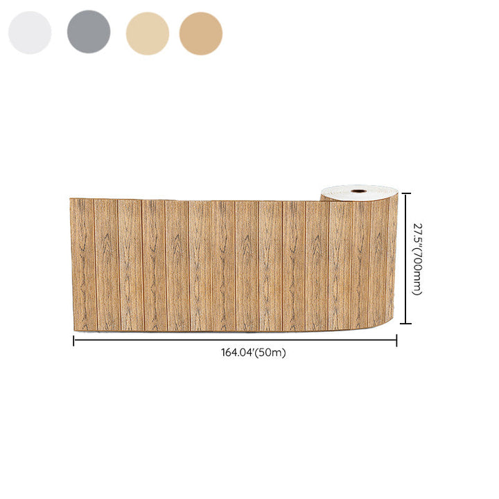 BowLift | Industrial Tin Backsplash Panel Smooth Wall Ceiling Wood Grain Design