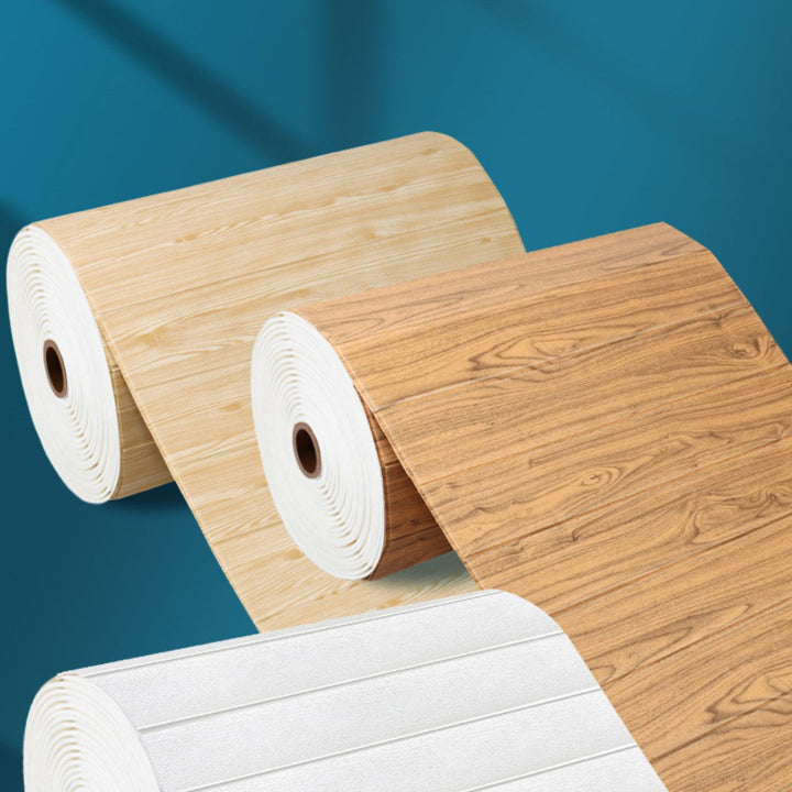 BowLift | Modern Pearl Wall Trim Wood Grain Wall Access Panel Self-Adhesive Wall Tiles
