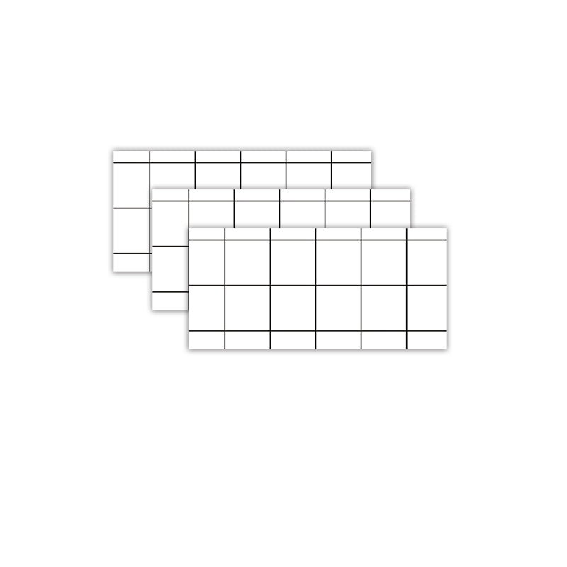 BowLift | 3-Pack PVC Rectangular Peel & Stick Subway Tiles Kitchen and Bathroom Backsplash