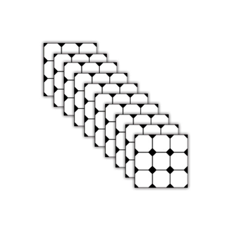 BowLift | Modern Peel & Stick Mosaic Tiles PVC Single Panel Square Peel and Stick Wall Tile