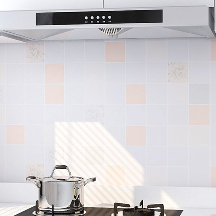 BowLift | Modern Peel and Stick Tiles PVC Square Wallpaper for Kitchen and Bathroom Splashback
