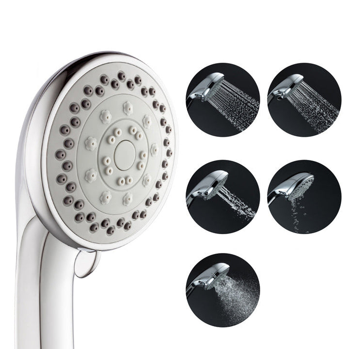 BowLift | Single Double Showerhead Square High Arc Showerhead Combo in Chrome