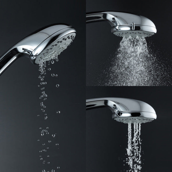 BowLift | Single Double Showerhead Square High Arc Showerhead Combo in Chrome