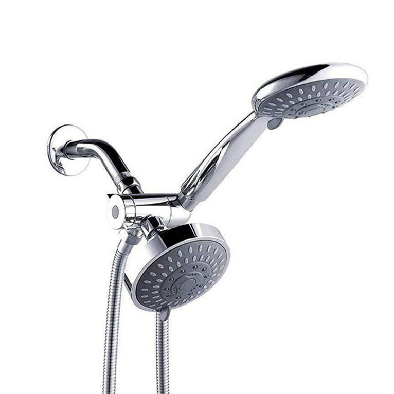 BowLift | Modern Style Shower Heads Dual Wall Mounted Round Metal Dual Shower