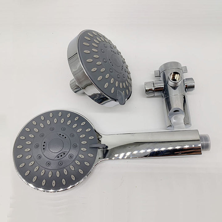 BowLift | Modern Style Shower Heads Dual Wall Mounted Round Metal Dual Shower
