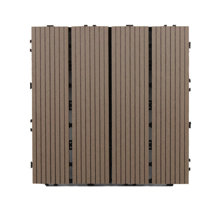 BowLift | Classic interlocking deck boards Solid color patio tiles