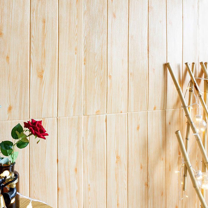 BowLift | Modern Tin Back Panel Smooth Thickened Wall Ceiling Wood Grain Design