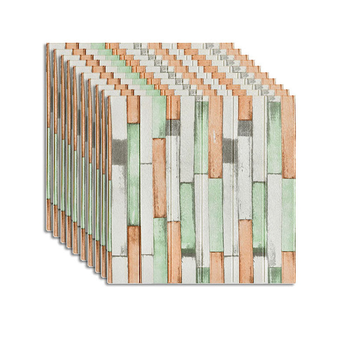 BowLift | Farmhouse Wall Plank 3D Brick Bedroom and Living Room Wall Panel Set of 10