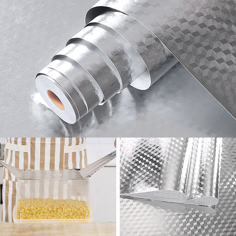 BowLift | Modern Kitchen Backsplash Wallpaper Plaid Print Peel and Stick Backsplash Tile