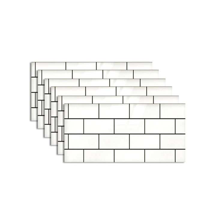 BowLift | Classic Kitchen Back Wall Tiles Plaid Pattern Self-Adhesive Back Wall Tiles