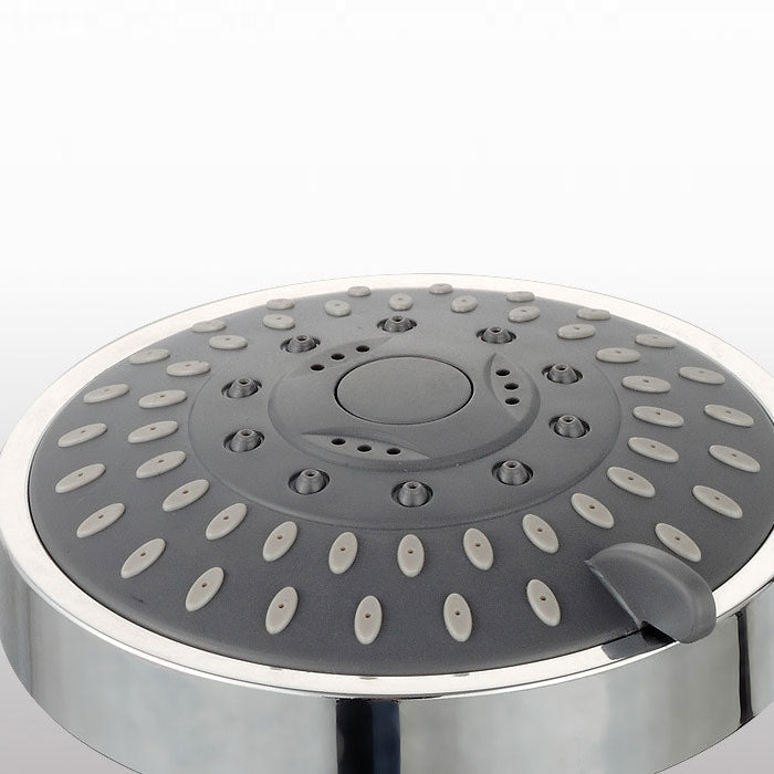 BowLift | Modern Standard 5 Settings Shower Head Round Metal Adjustable Spray Pattern Shower Head