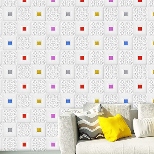 BowLift | Modern Tin Back Wall Covering Smooth Wall Ceiling XPE Cotton Set of 1