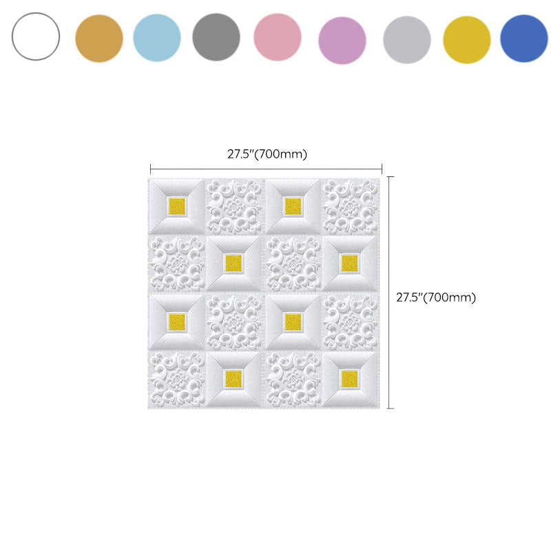 BowLift | Modern Tin Back Wall Covering Smooth Wall Ceiling XPE Cotton Set of 1