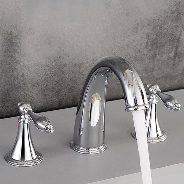 BowLift | Traditional Style Roman Tub Faucet Copper Wall Mounted Roman Tub Faucet