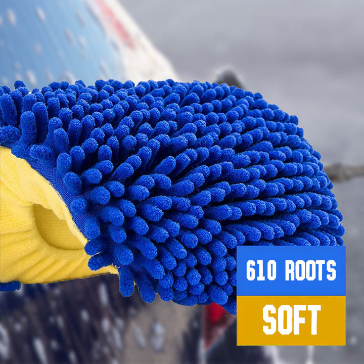 Telescopic car wash mop with extendable handle | Bowlift