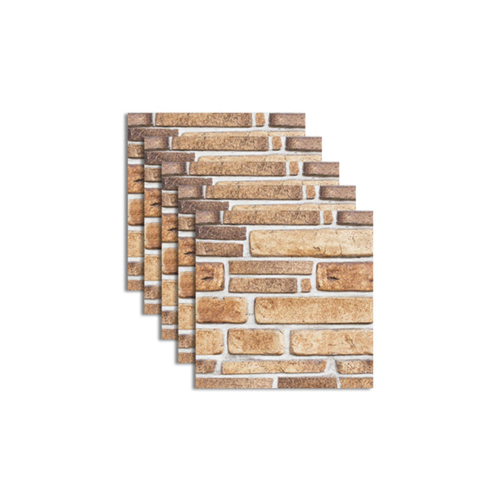 BowLift | Pattern Matte Color Stone Peel and Stick Mosaic Tile Peel and Stick Tile Set of 5