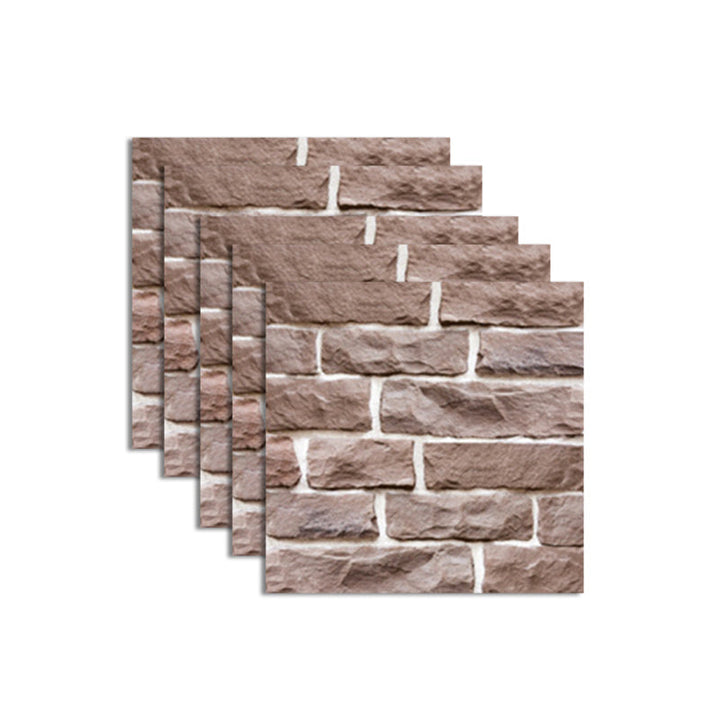 BowLift | Pattern Matte Color Stone Peel and Stick Mosaic Tile Peel and Stick Tile Set of 5