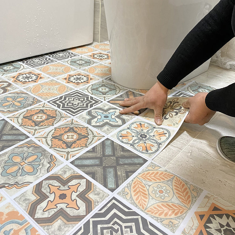 BowLift | Multi-Tonal Style Vinyl Plank Peel and Stick Porcelain Tile Look Vinyl Plank Flooring