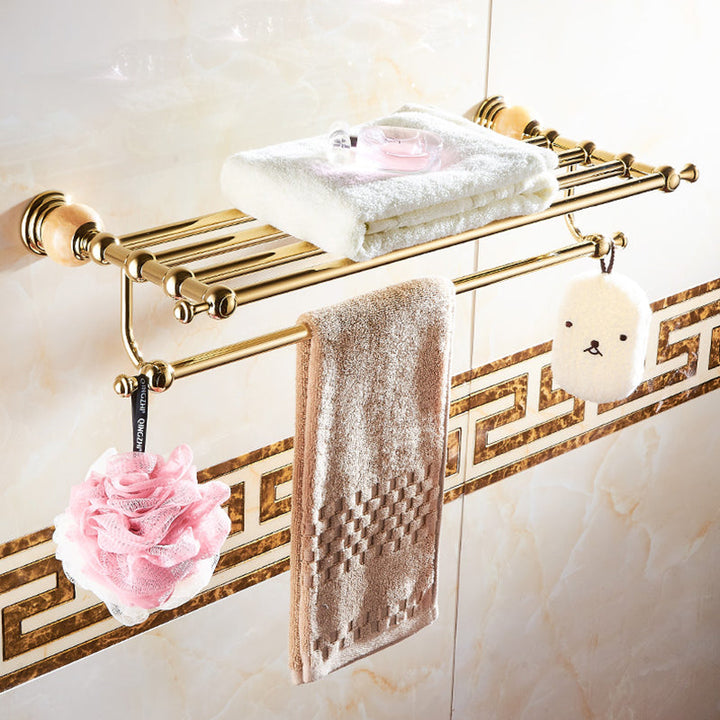 BowLift | Modern bathroom accessories as a single piece or as a set in gold