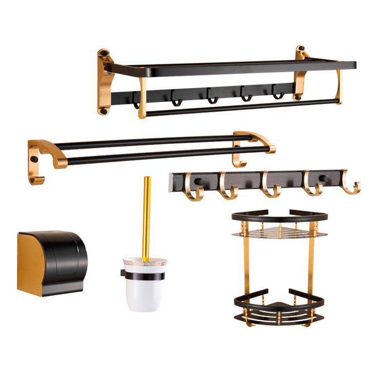 BowLift | Contemporary black bathroom accessories as a single piece or in a set