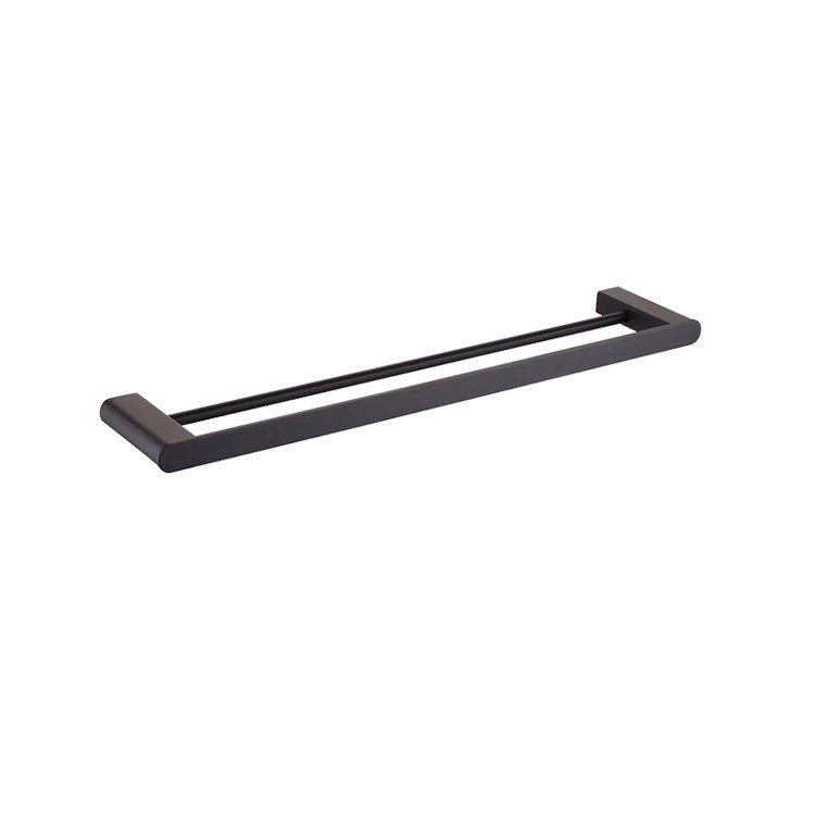 BowLift | 5-piece modern bathroom accessory set made of stainless steel with towel bar/robe hooks/paper holder