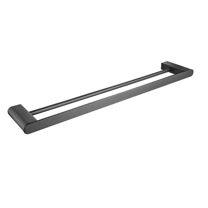 BowLift | 5-piece modern bathroom accessory set made of stainless steel with towel bar/robe hooks/paper holder