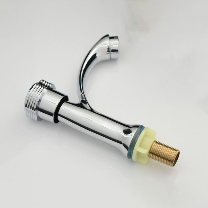 BowLift | Modern bathroom faucet chrome knob handle with water hose sink faucet