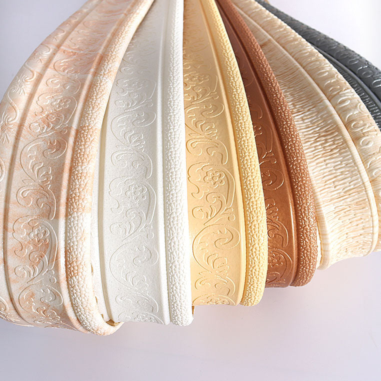 BowLift | Modern Baseboards 3D Embossing Baseboard PVC Stereo Base Set of 1