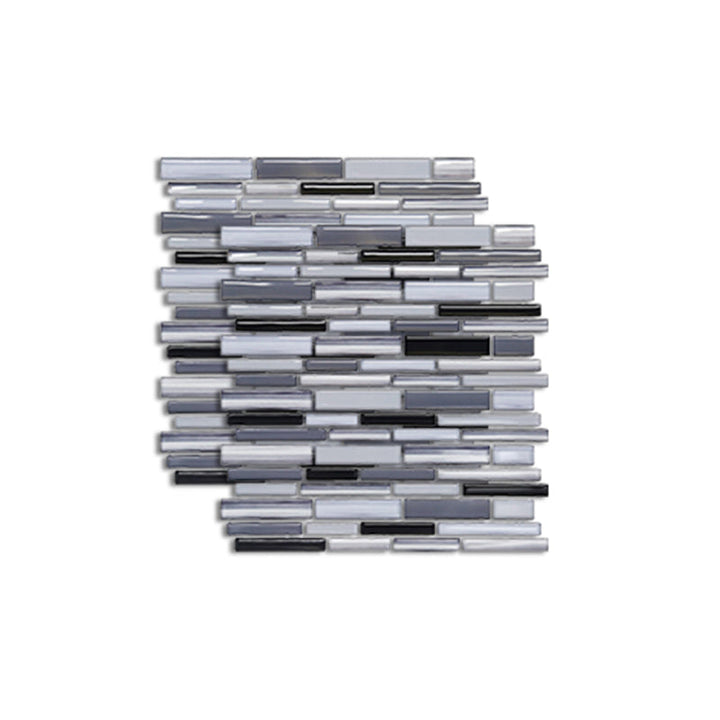 BowLift | Pattern Matte Color Stone Peel and Stick Mosaic Tile Peel and Stick Tile Set of 2