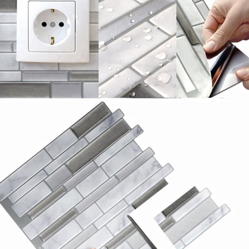 BowLift | Floor and wall tile kitchen brick look for peeling and sticking waterproof wall tile