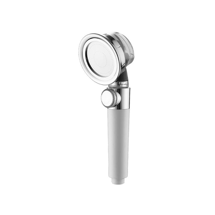 BowLift | Modern Standard Shower Head Round Metal Adjustable Spray Pattern Shower Head